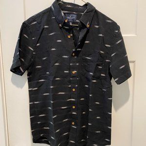 American Eagle Black XS Male Button-Up Shirt